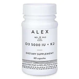 D3 5000 IU + K2 - 60 capsules - Master